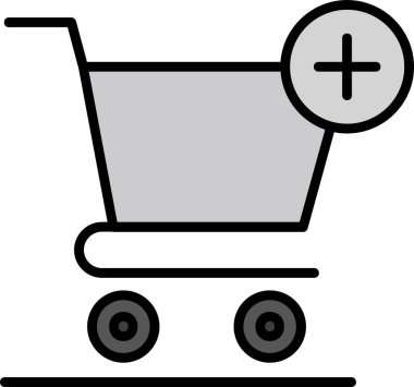 Web simgesi satın al, vektör illüstrasyonu