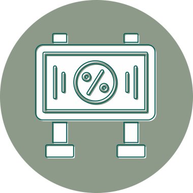 İmzalı web simgesi vektör illüstrasyonu