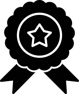 Rozet. Web simgesi basit tasarım