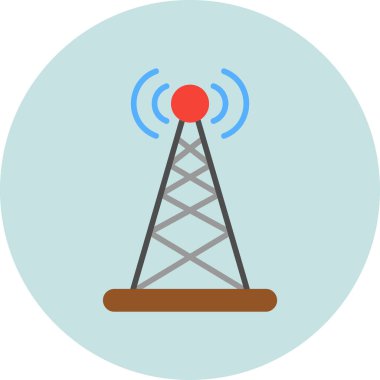 uydu anten simgesi. özet çizimi