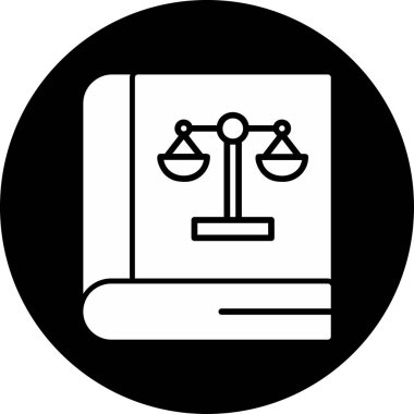 Hukuk. Web simgesi basit tasarım