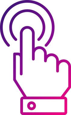 El işareti. illüstrasyon tasarım vektörü