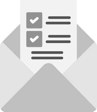 E-posta. Web simgesi basit illüstrasyon 