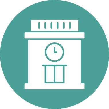 Kapı. Web simgesi basit illüstrasyon