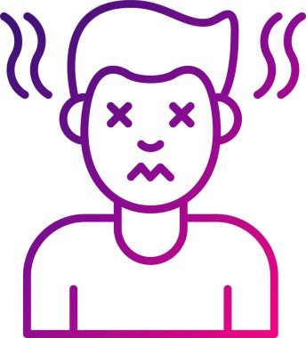 Tükenmiş. Web simgesi basit illüstrasyon