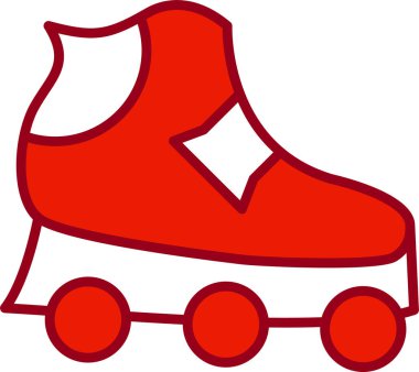 paten kayma ikonu vektör çizimi 