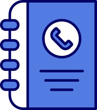 Telefon rehberi vektör illüstrasyonuName 