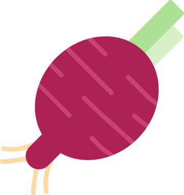 Pancar kökü. Web simgesi basit illüstrasyon