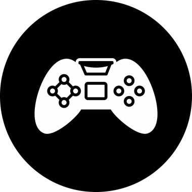 Oyun Denetleyici Web simgesi, vektör illüstrasyonu