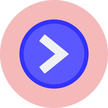 Simge simgesinden daha büyük, vektör illüstrasyonu basit tasarım