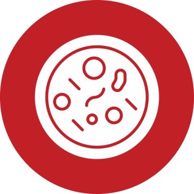 Parazit simgesinin vektör illüstrasyonu