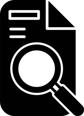 Arama simgesinin vektör illüstrasyonu