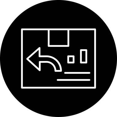 Kolay Dönüş web simgesi vektör çizimi