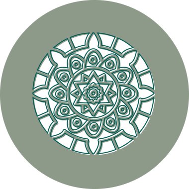 mandala tasarımı, web basit illüstrasyonu