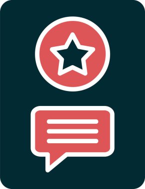 Basit karşılama simgesi vektör illüstrasyonu