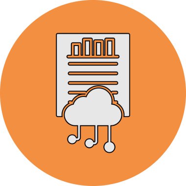 business Data Mining ikon vektör illüstrasyon tasarımı