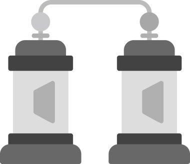 Işınlanma. Web simgesi basit illüstrasyon