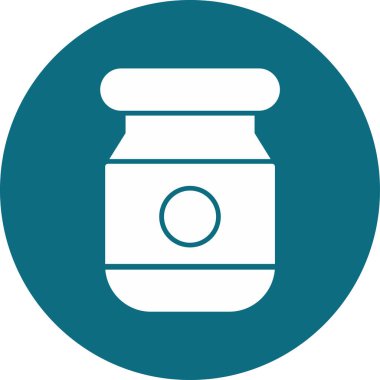 Reçel. Web simgesi basit illüstrasyon 