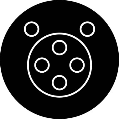 Daha dıştan. Web simgesi basit illüstrasyon