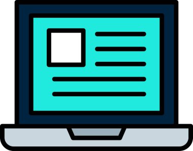 Platform. Web simgesi basit illüstrasyon