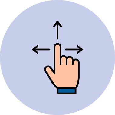 El simgesi, basit vektör çizim