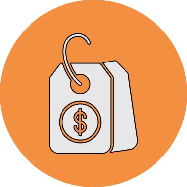 Fiyat etiketi vektör illüstrasyonu 