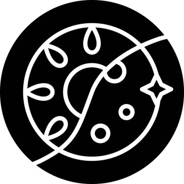 Gündüz ve Gece simgesi, vektör illüstrasyonu 