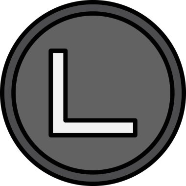 Sağ Açı. Web simgesi basit illüstrasyon