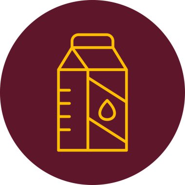 süt ağı ikonu vektör illüstrasyonu 