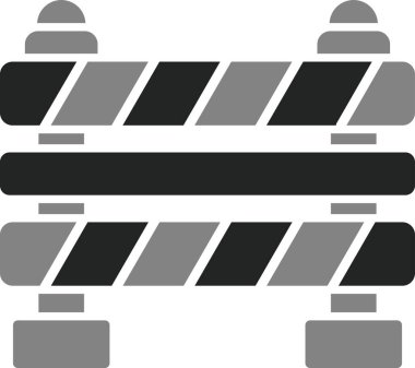 Bariyer ağ simgesi vektör illüstrasyonu