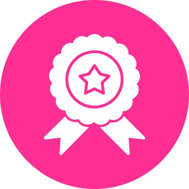 Rozet. Web simgesi basit tasarım