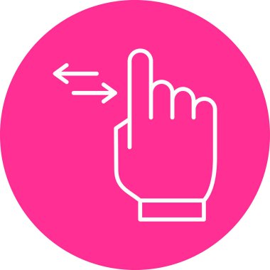 Basit Kaydırma simgesi vektör illüstrasyonu