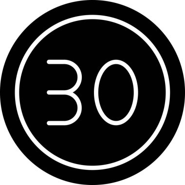 Hız limiti tabelası. Yol işareti.