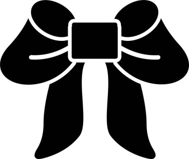 Kurdele yayı. Web simgesi basit illüstrasyon