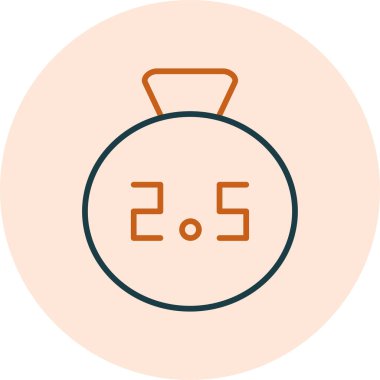 Zekât. Web simgesi basit illüstrasyon