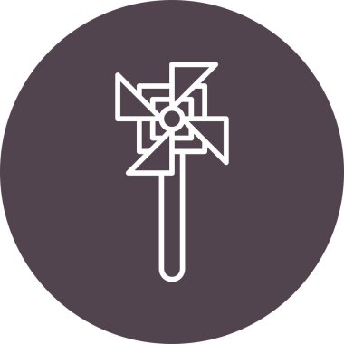 fırıldak web simge vektör çizim