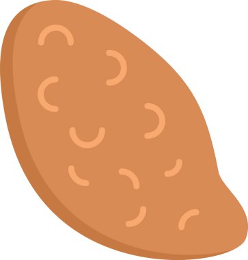 Tatlı patates kutsal kişilerin resmi, vektör çizim