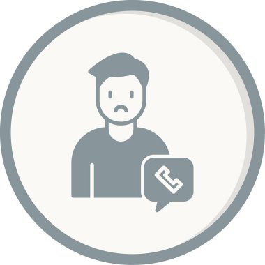 Anonim Web simgesi vektör illüstrasyonu