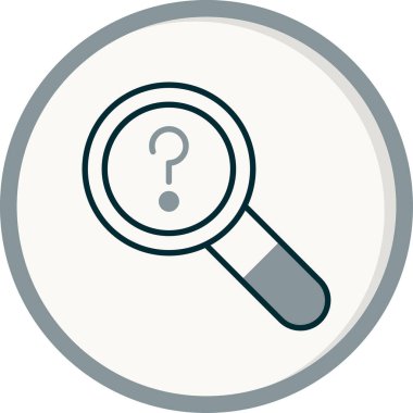 Ara. Web simgesi basit illüstrasyon 