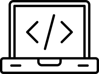 Geliştirici basit tasarım vektör çizimi