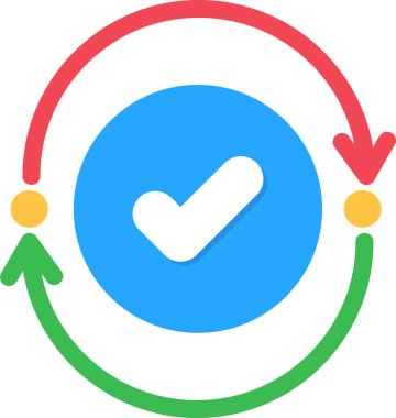 Subsequence modern simgesinin vektör illüstrasyonu