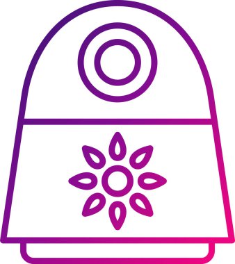 Gece Ay simgesi, vektör illüstrasyon tasarımı 