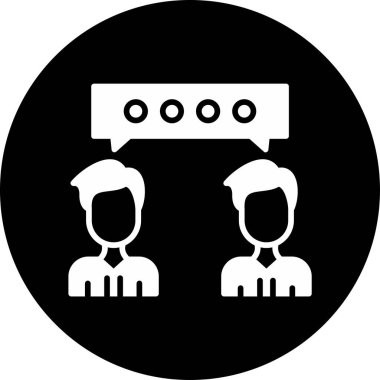 İlişki web simgesi vektör illüstrasyonu