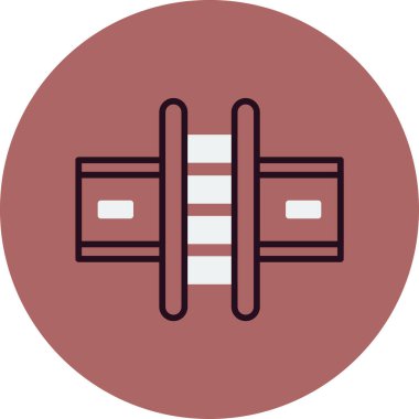 Yol simgesi vektör illüstrasyonu 