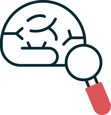 - Keşif. Web simgesi basit illüstrasyon