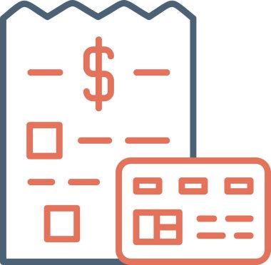 Ödeme. Web simgesi basit illüstrasyon