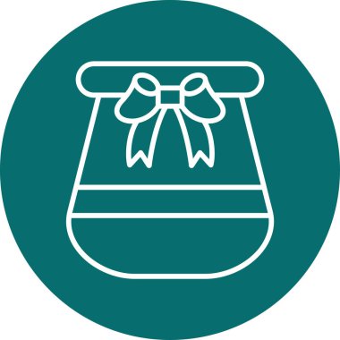 Kurdele yayı. Web simgesi basit tasarım