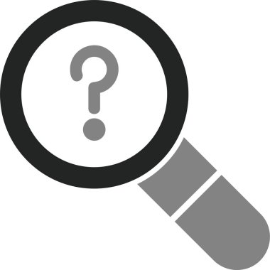 Ara. Web simgesi basit illüstrasyon 