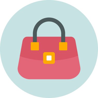 el çantası simgesi vektör illüstrasyonu 