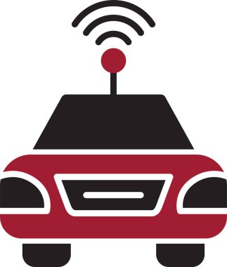 Otomatik Otomobil ikonu vektör illüstrasyonu